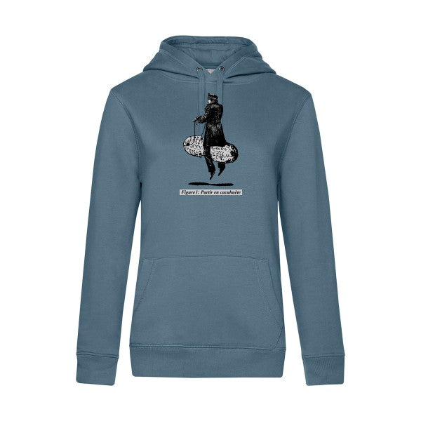 Partir en cacahuète RueDuTeeshirt Sweat capuche