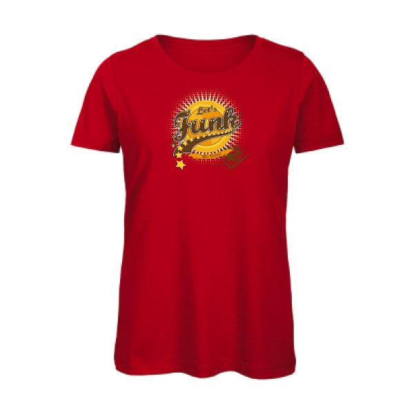 Let-s-funk-!- T-shirt original - t-shirt original femme Red