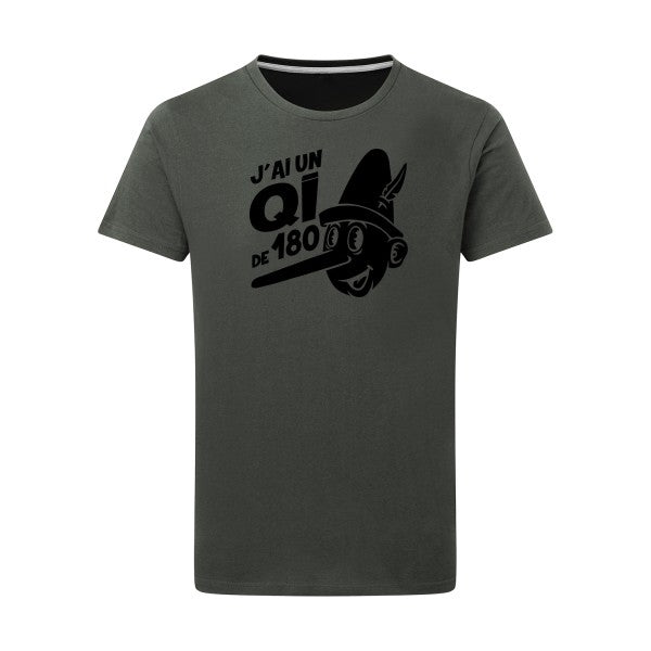 Quotient intellectuel - Flex noir Tshirt original Charcoal  5XL