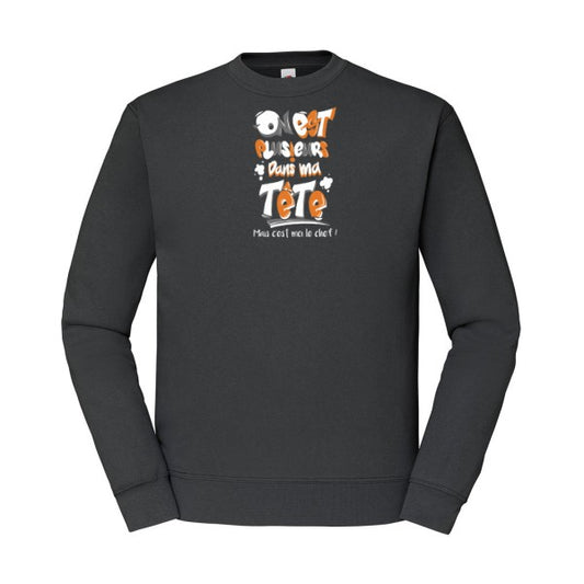 C'est moi le chef ! Fruit of the loom 280 g/m² Sweat shirt