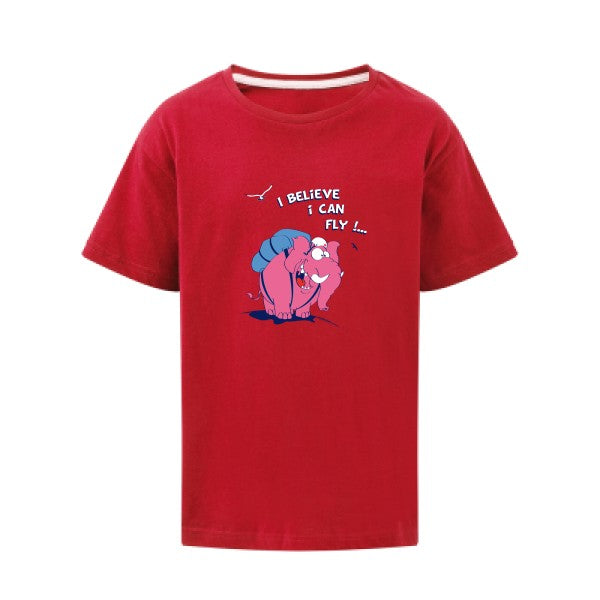 Just believe you can fly  SG - Kids T-shirt enfant Red Taille 152 (11-12/2XL)