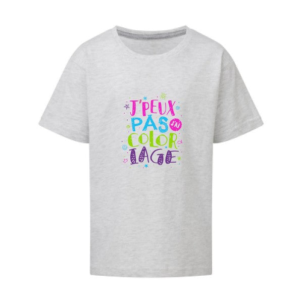 J'peux pas j'ai coloriage SG - Kids T-shirt enfant Ash Grey Taille 152 (11-12/2XL)