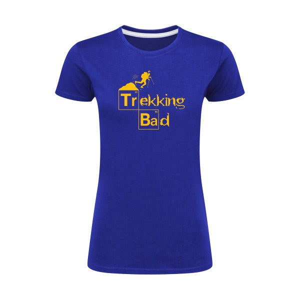 Trekking bad | jaune Or |T shirt original femme|SG