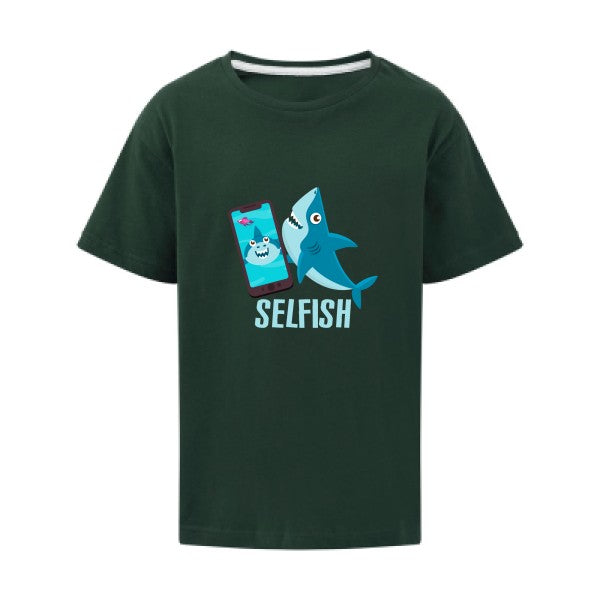 Selfish SG - Kids T-shirt enfant Bottle Green Taille 152 (11-12/2XL)