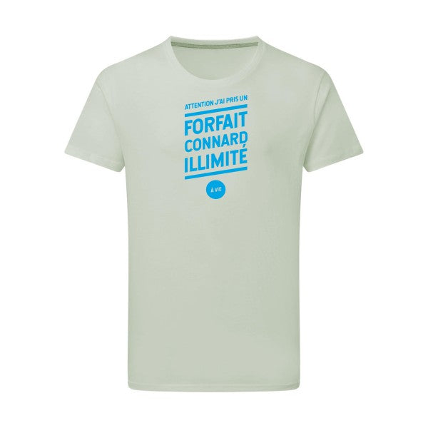 Forfait connard illimité - Flex bleu clair Tshirt original Pastel Macchiato  2XL