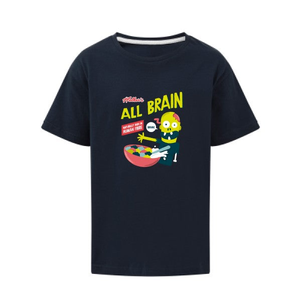 All brain SG - Kids T-shirt enfant Navy Taille 140 (9-10/XL)