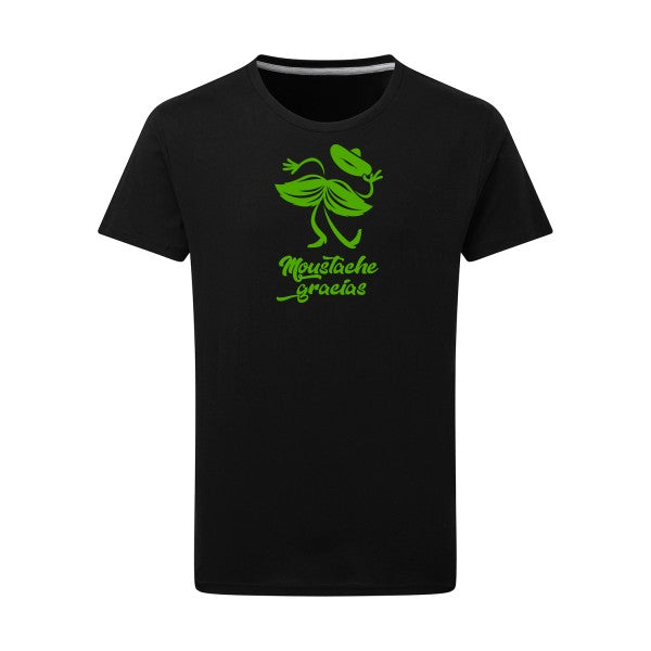 Presqu'spagnol - Flex Vert pomme Tshirt original Dark Black  4XL