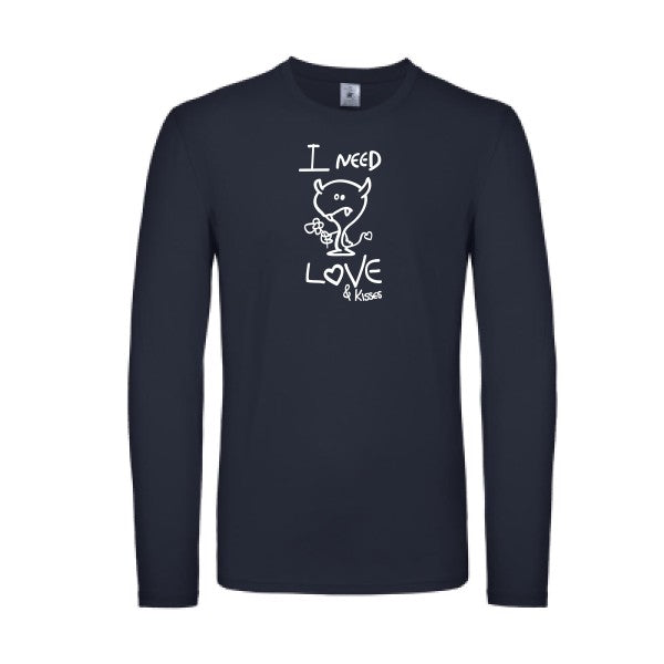 LOVER Blanc B&C - E150 LSL T-shirt manches longues léger