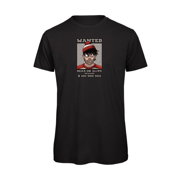 T-shirt humour original ou est il T Shirt couleur Black
