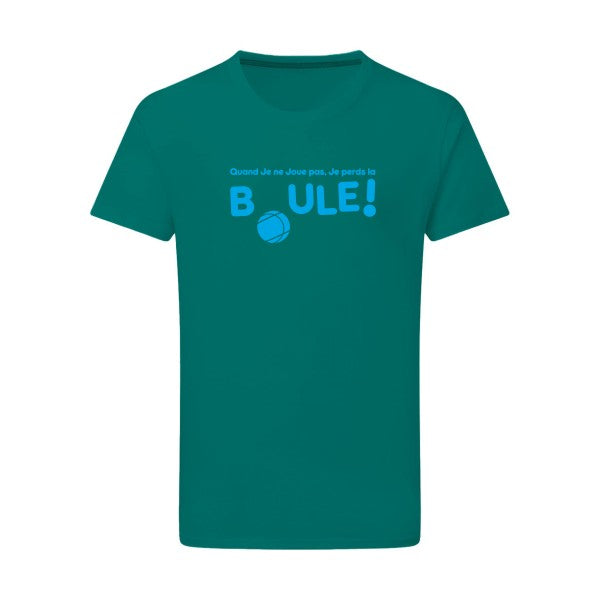 Perdre la boule ! - Flex bleu clair Tshirt original Emerald Green  2XL