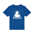 T-shirt original enfant Canard-Sportif couleur Royal Blue flex Blanc