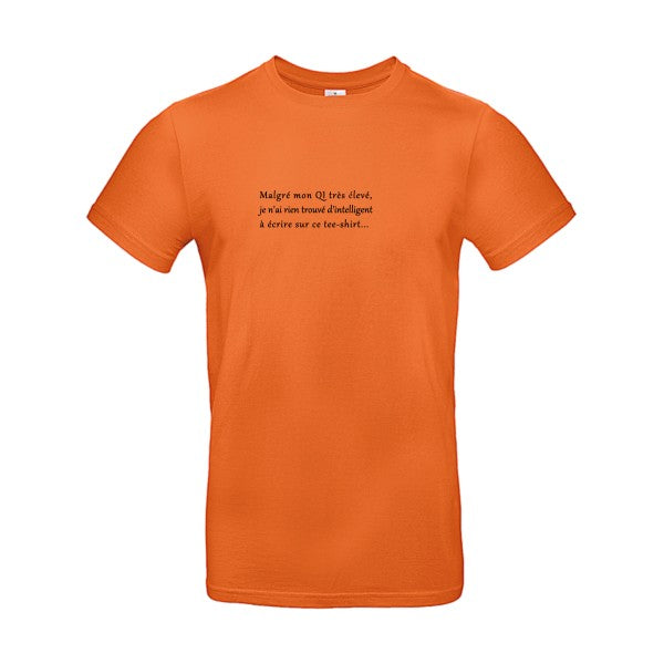 QI flex noir B&C - E190 T-shirt|Urban Orange||2XL