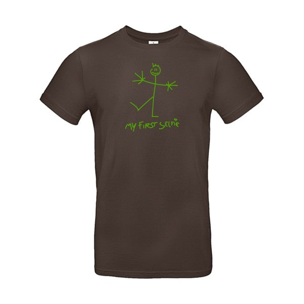 First Selfie Flex Vert pomme |E190 T-shirt|Brown||2XL