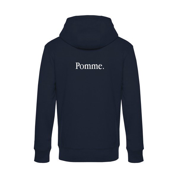 Pub-Subliminale sweat shirt original Navy Blue flex Blanc impression Dos