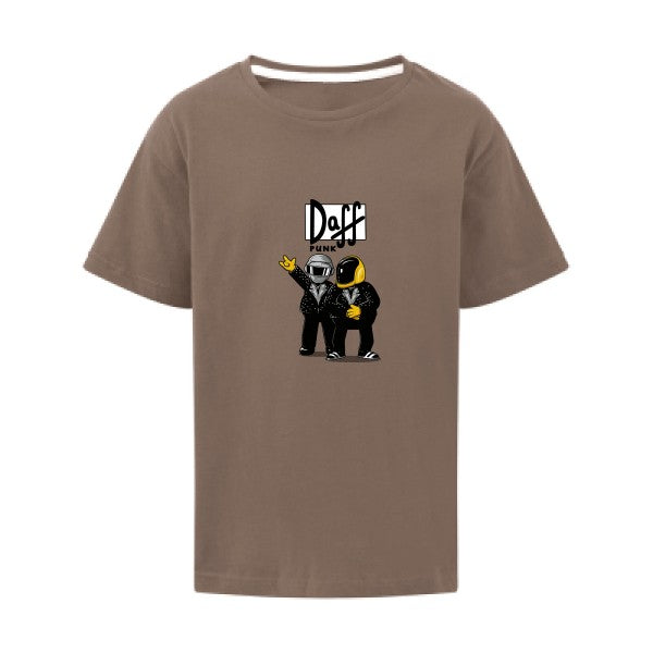 Daff Punk SG - Kids T-shirt enfant Deep Taupe Taille 128 (7-8/L)