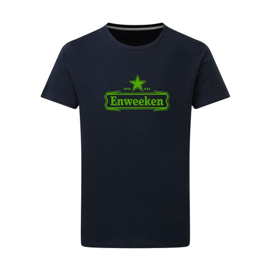 En week end !  vert pomme -Flex vert pomme sur T-shirt SG  Navy  5XL