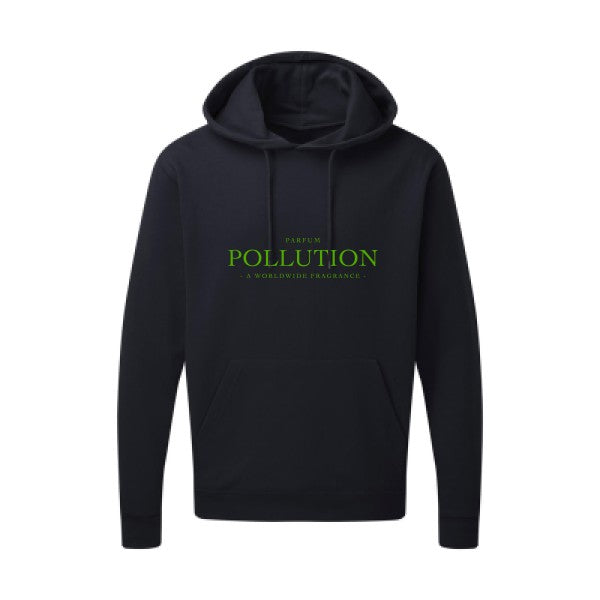 Parfum POLLUTION Vert pomme |Sweat capuche imprimé homme