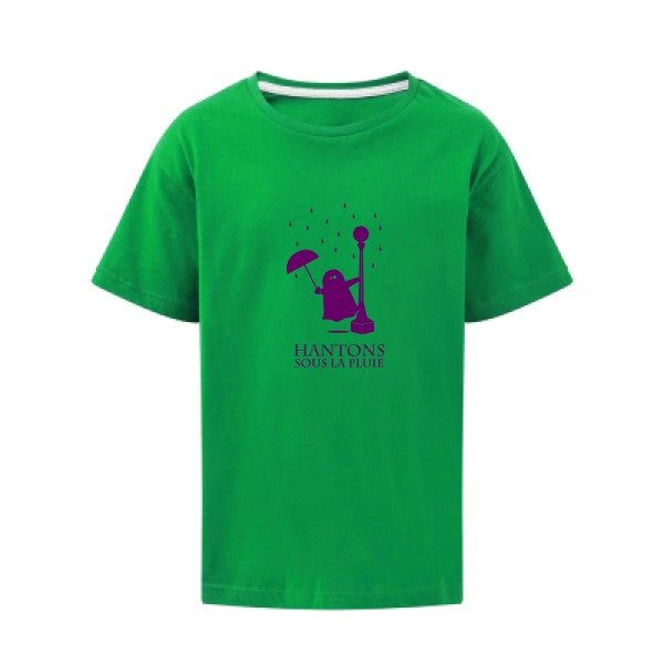 Hantons sous la pluie Flex Violet SG - Kids T-shirt enfant Kelly Green Taille 140 (9-10/XL)