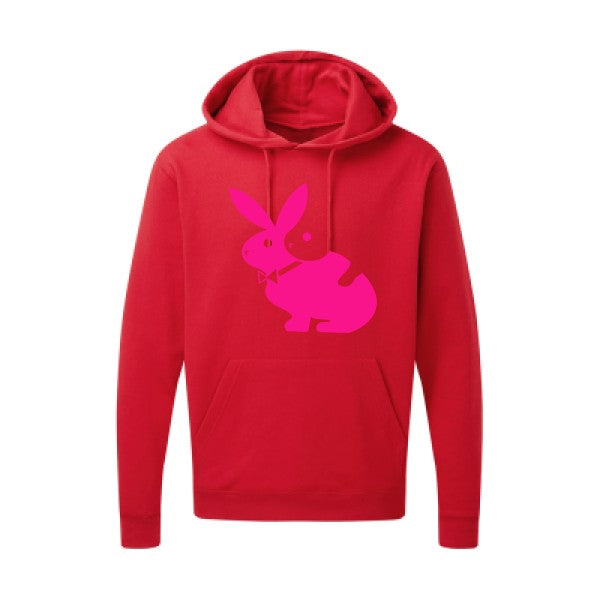 hot  |Sweat  capuche humoristique Rose fluo 