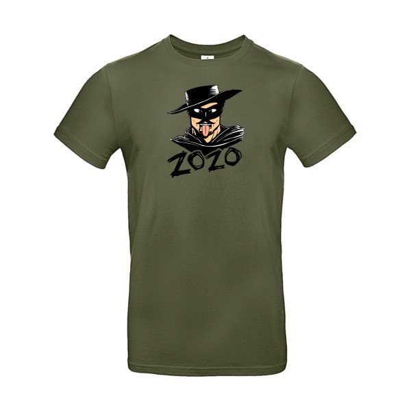 T-shirt humour original Zozo T Shirt couleur Urban Khaki