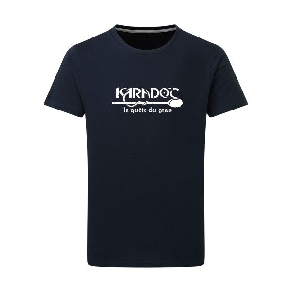 Karadoc Blanc -Flex Blanc sur T-shirt SG  Navy  5XL