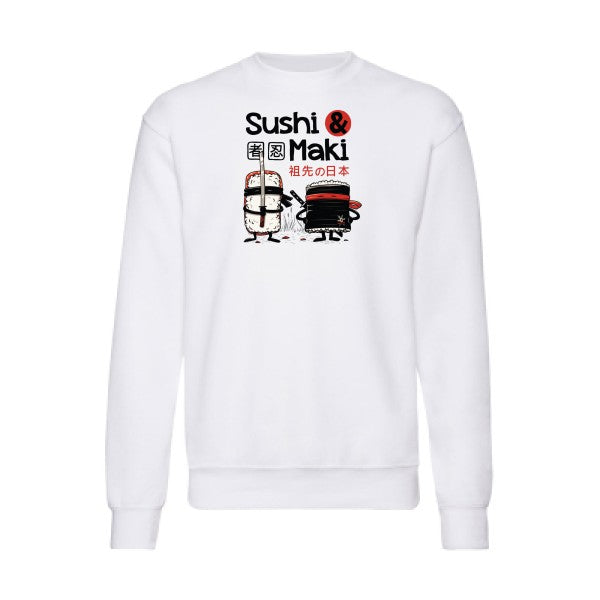 Sushi et Maki Fruit of the loom 280 g/m² Sweat shirt