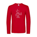 robot & bird - t shirt- manches- longues- original- humour- Red impression Face