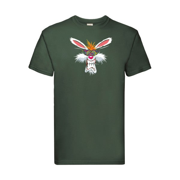 Rabbit  Fruit of the loom 205 g/m² T-shirt/ bottle green