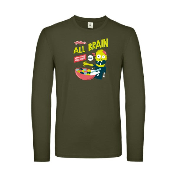 All brain B&C - E150 LSL T-shirt manches longues léger