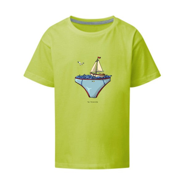 Ta mer en slip SG - Kids T-shirt enfant Lime Taille 152 (11-12/2XL)