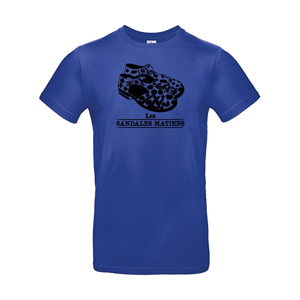 Les sandales matiens |E190 T-shirt|Cobalt Blue||2XL