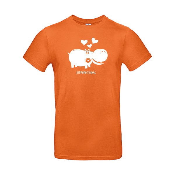 Hippopo t'aimeFlex Blanc - E190 T-shirt|Urban Orange||2XL