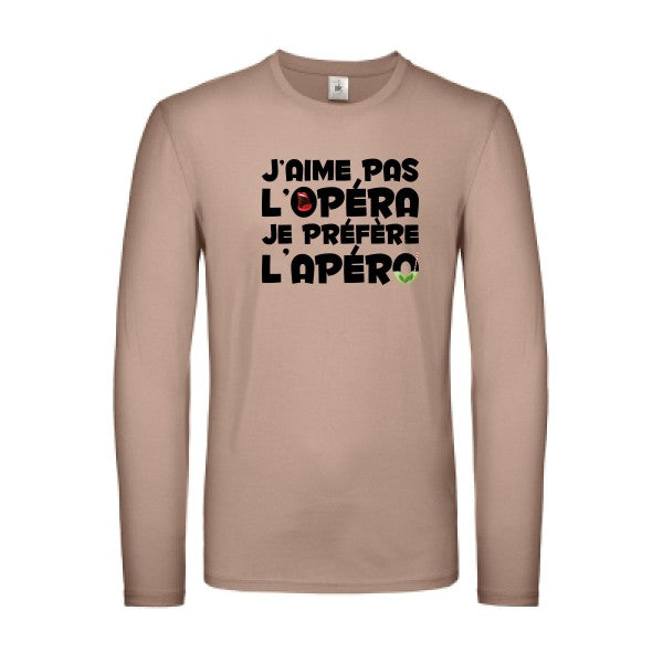 opérapéro B&C - E150 LSL T-shirt manches longues léger