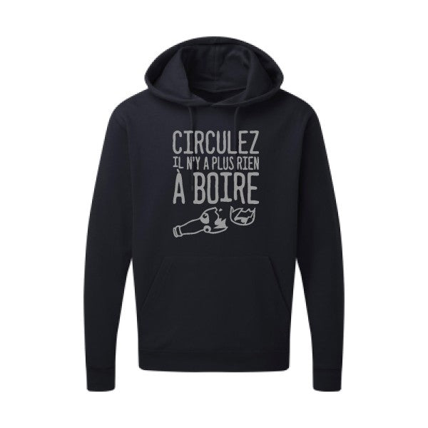 Circulez il n'y a plus rien à boire Gris SG - Hooded Sweatshirt Sweat capuche