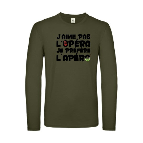 opérapéro B&C - E150 LSL T-shirt manches longues léger