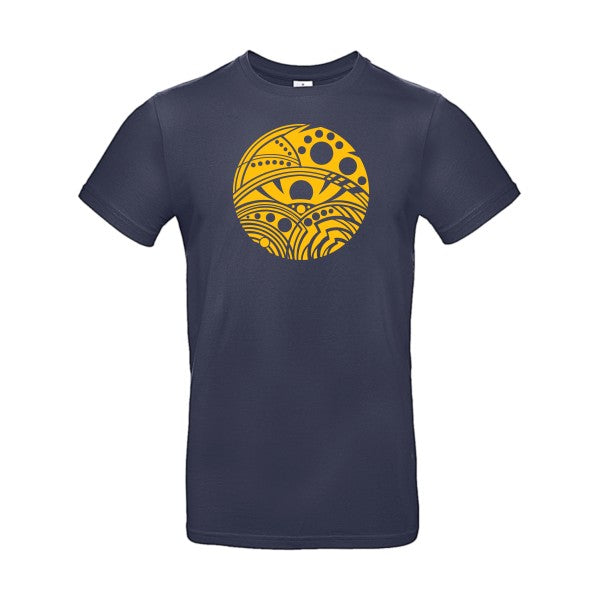 EyeFlex jaune or- T-shirt E190|Navy Blue||2XL