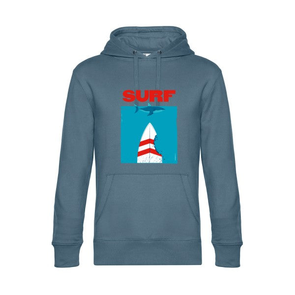 SURF- Sweat à capuche original nordic blue - RueDuTeeshirt