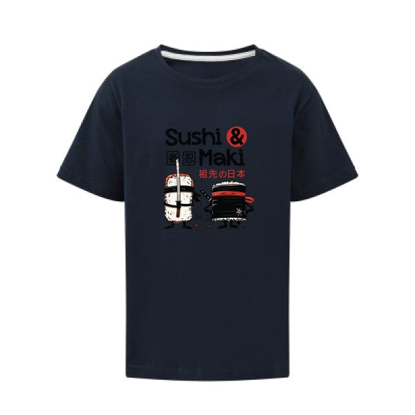 Sushi et Maki SG - Kids T-shirt enfant Navy Taille 140 (9-10/XL)