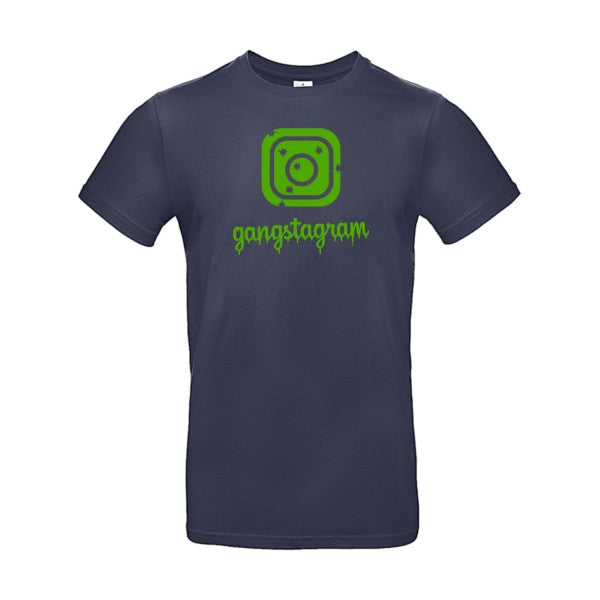 GANGSTAGRAM flex Vert pomme B&C - E190 T-shirt|Navy Blue||2XL