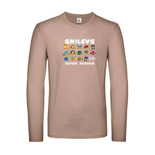 Super Smileys B&C - E150 LSL T-shirt manches longues léger