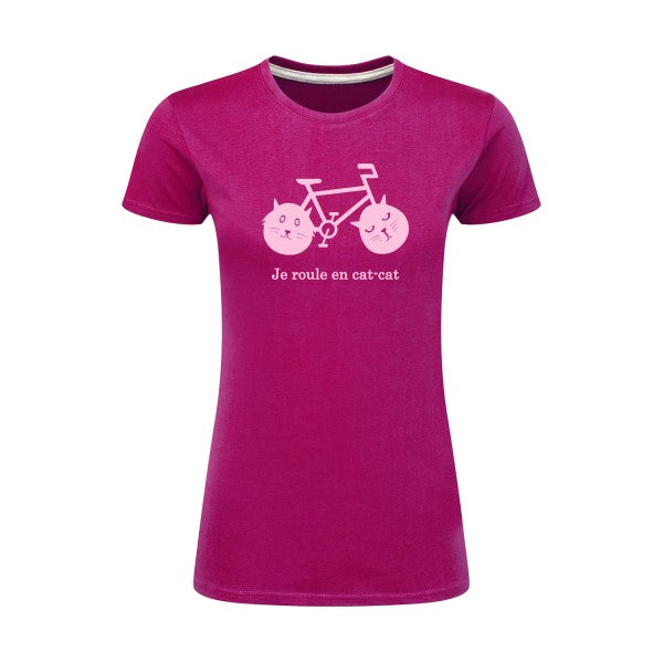 cat-cat bike | Rose |T shirt original femme|SG