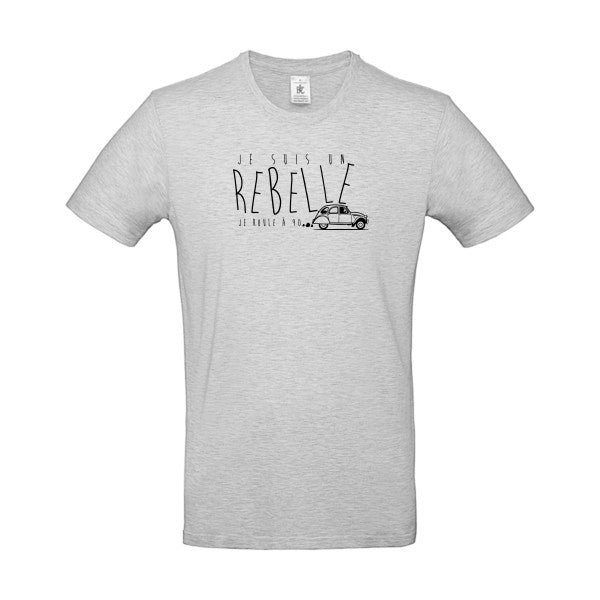 je suis un rebelle Flex noir |E190 T-shirt|Ash||2XL