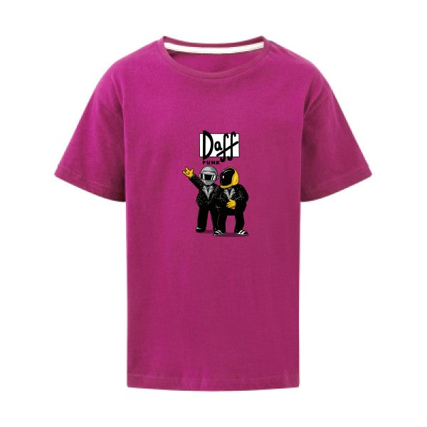 Daff Punk SG - Kids T-shirt enfant Dark Pink Taille 152 (11-12/2XL)