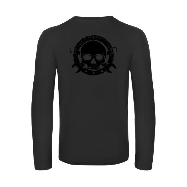 bricoleur d enfer - t shirt- manches- longues- original- humour- Black impression Dos