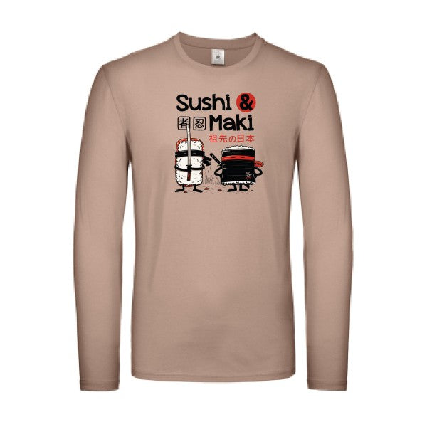 Sushi et Maki B&C - E150 LSL T-shirt manches longues léger