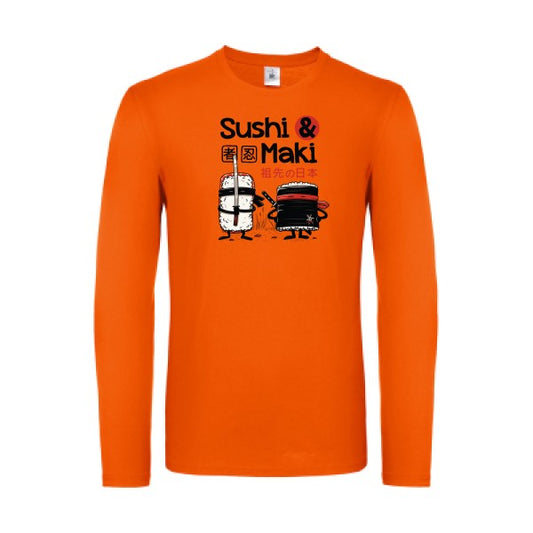 Sushi et Maki B&C - E150 LSL T-shirt manches longues léger