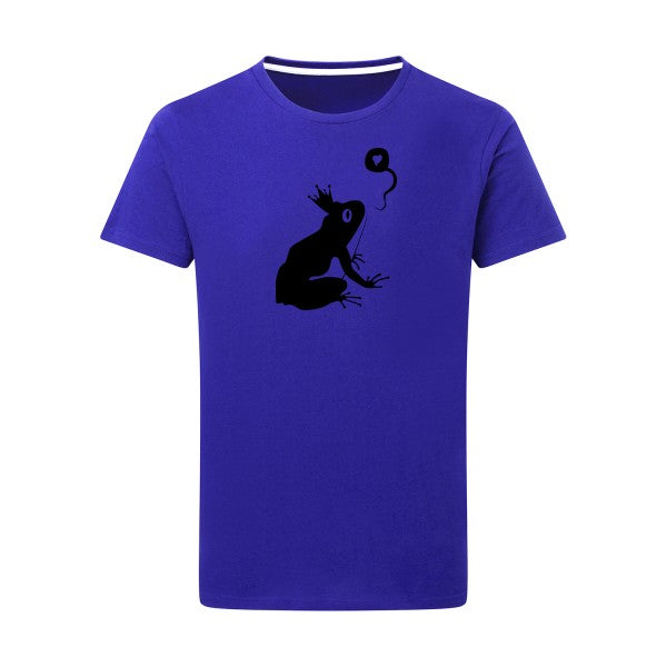 Prince Rainette noir -Flex noir sur T-shirt SG  Royal Blue  5XL