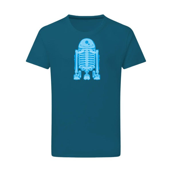 T-shirt homme Droid Scan - T-shirt inspiré par l'univers de la science-fiction Petrol 2XL