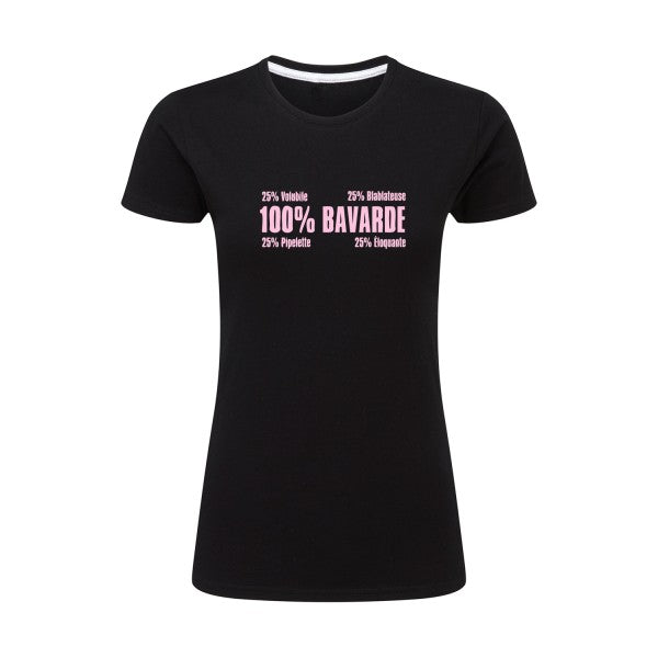 t-shirt Bavarde Rose |T shirt original femme|SG