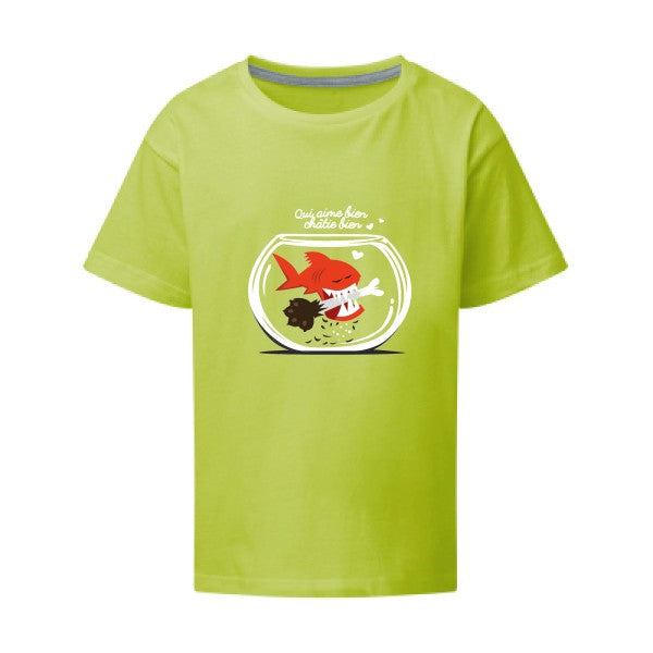 Qui aime bien châtie bien.. SG - Kids T-shirt enfant Lime Taille 152 (11-12/2XL)